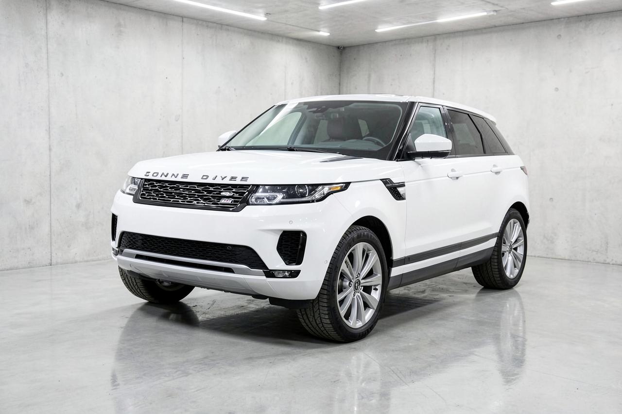 White 2022 Land Rover Range Rover Sport HSE, front three-quarter view